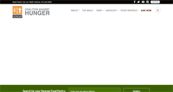 Desktop Screenshot of hungercoalition.org